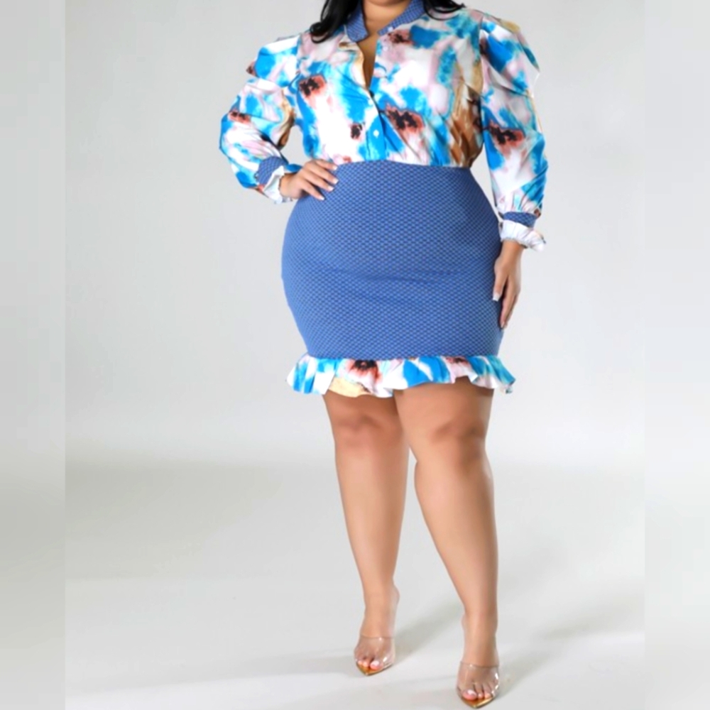 Mini ya Bluu (Curvy)